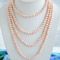 48 inch pink fresh water pearls